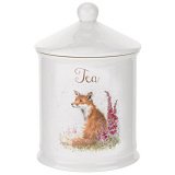 Банка для чая с крышкой Royal Worcester "Забавная фауна" 14,5см