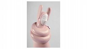Фигурка Lladro Гость Объятия 23x25x57 см, фарфор, розовая