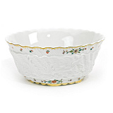 Салатник Meissen круглый 18см Лебединый сервиз, индийские цветы